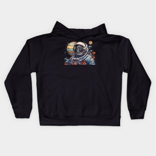 Astro Zombie Lost in Space Kids Hoodie